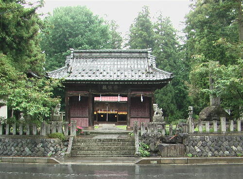 小内八幡神社正面の図